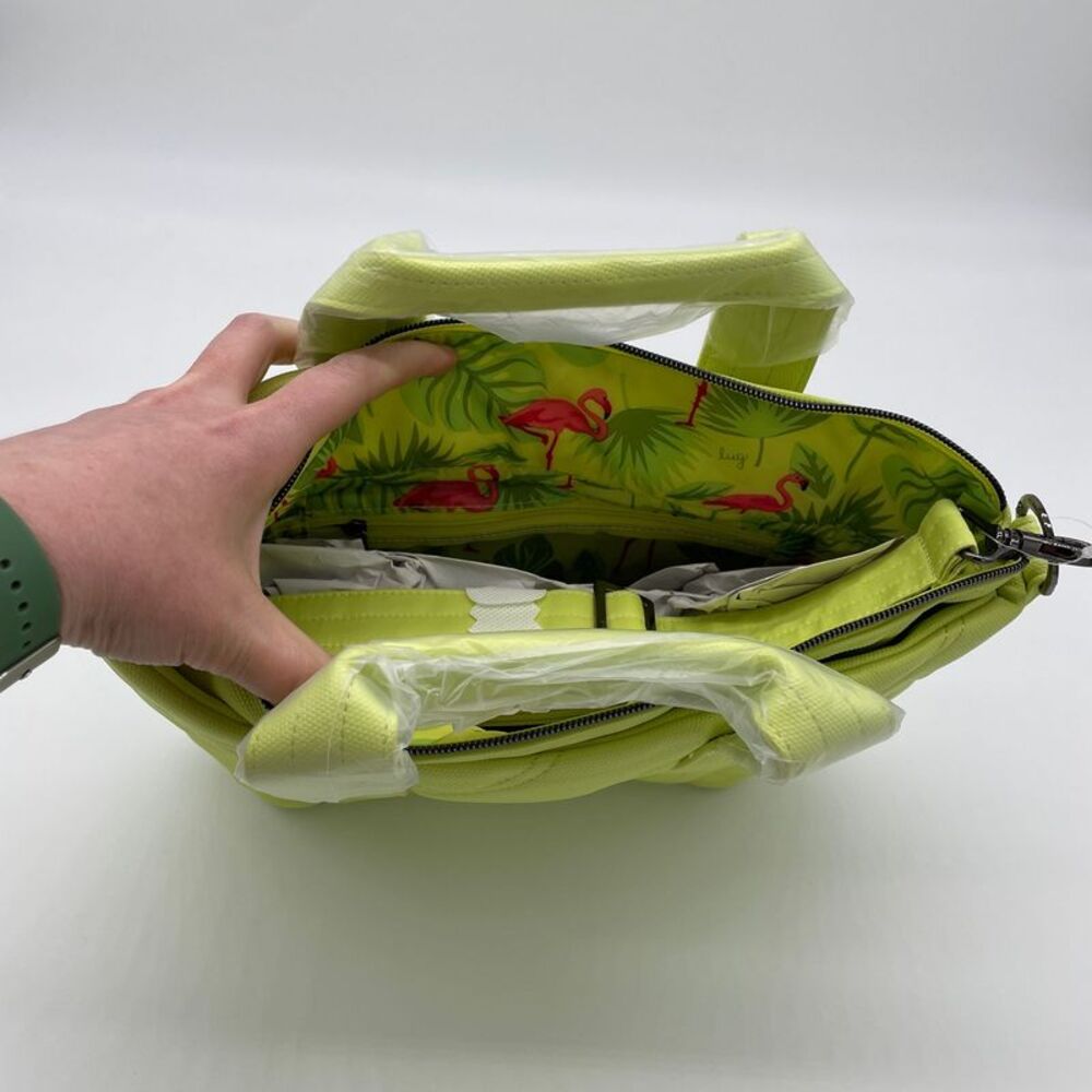Lug Dory Matte Luxe VL Crossbody Bag Lime - Picture 4 of 4
